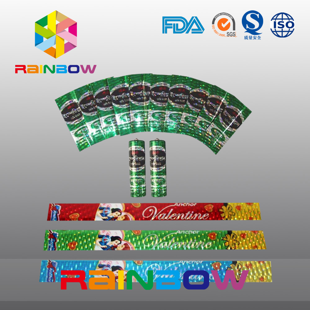 ব্যাটারি জন্য এফডিএ প্রশংসাপত্র শঙ্কু মোড়ানো sleeves, বোতল জন্য লেবেল সঙ্কুচিত