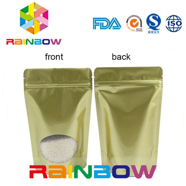 খাদ্য গ্রেড স্ট্যান্ড আপ জীপ ব্যাগ নারকেল চিপস / পোষা খাদ্য / স্ন্যাক / বিস্কুট জন্য