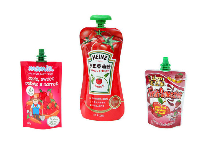 তরল প্লাস্টিকের পাইচ পানীয় / নমনীয় doypack থলি জন্য প্যাকেজিং