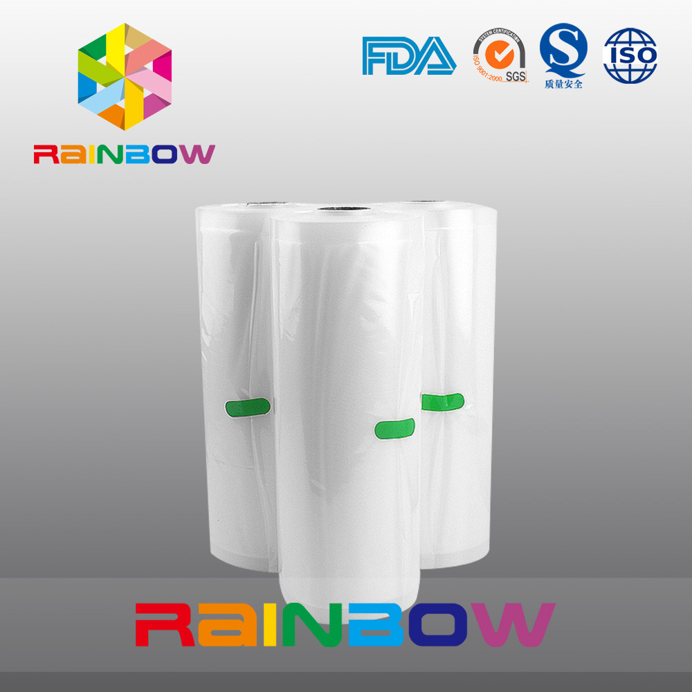 ভ্যাকুয়াম টেক্সচার ফুড ফিল্ম ব্যাগ / ভ্যাকুয়াম সিলার সেভার রোলস স্লিম সাইড সহ