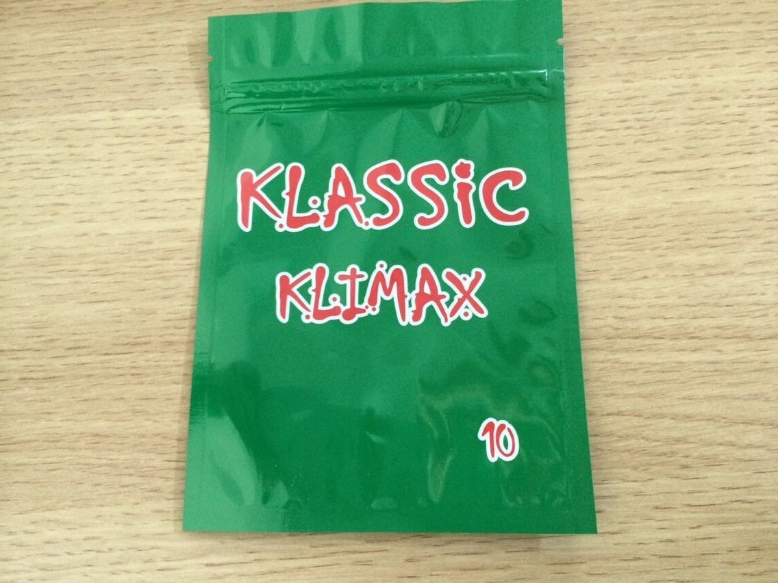 পুনর্ব্যবহৃত Laminated অ্যালুমিনিয়াম ফয়েল প্যাকেজিং হার্বাল - মাইলার Ziplock ব্যাগ ধূপ