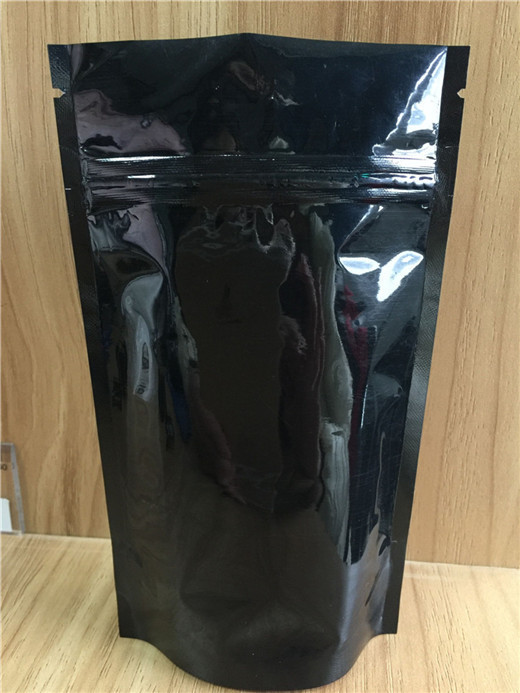 অ্যালুমিনিয়াম ফয়েল নীচে Gusset ব্যাগ Ziplock স্টোরেজ Puffed চাল পাউডার প্যাকেজিং