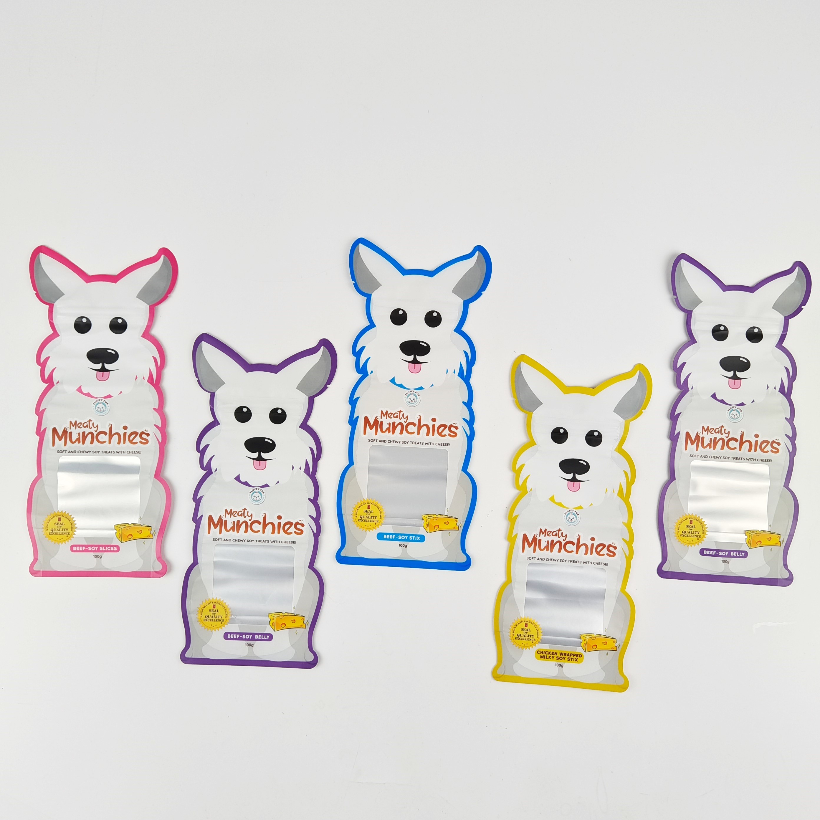 চাইল্ডপ্রুফ জিপলক মাইলার স্ট্যান্ড আপ ব্যাগ 3.5 গ্রাম স্পেশাল ডাই কাট 50 - 200 মাইক্রন পুরুত্ব