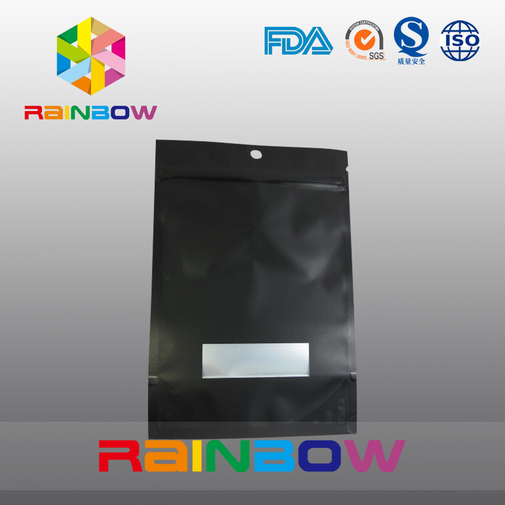 কাস্টমাইজড 2oz অ্যালুমিনিয়াম ফয়েল রেখাযুক্ত কালো ম্যাট ভালভ সঙ্গে কফি ব্যাগ দাঁড়ানো