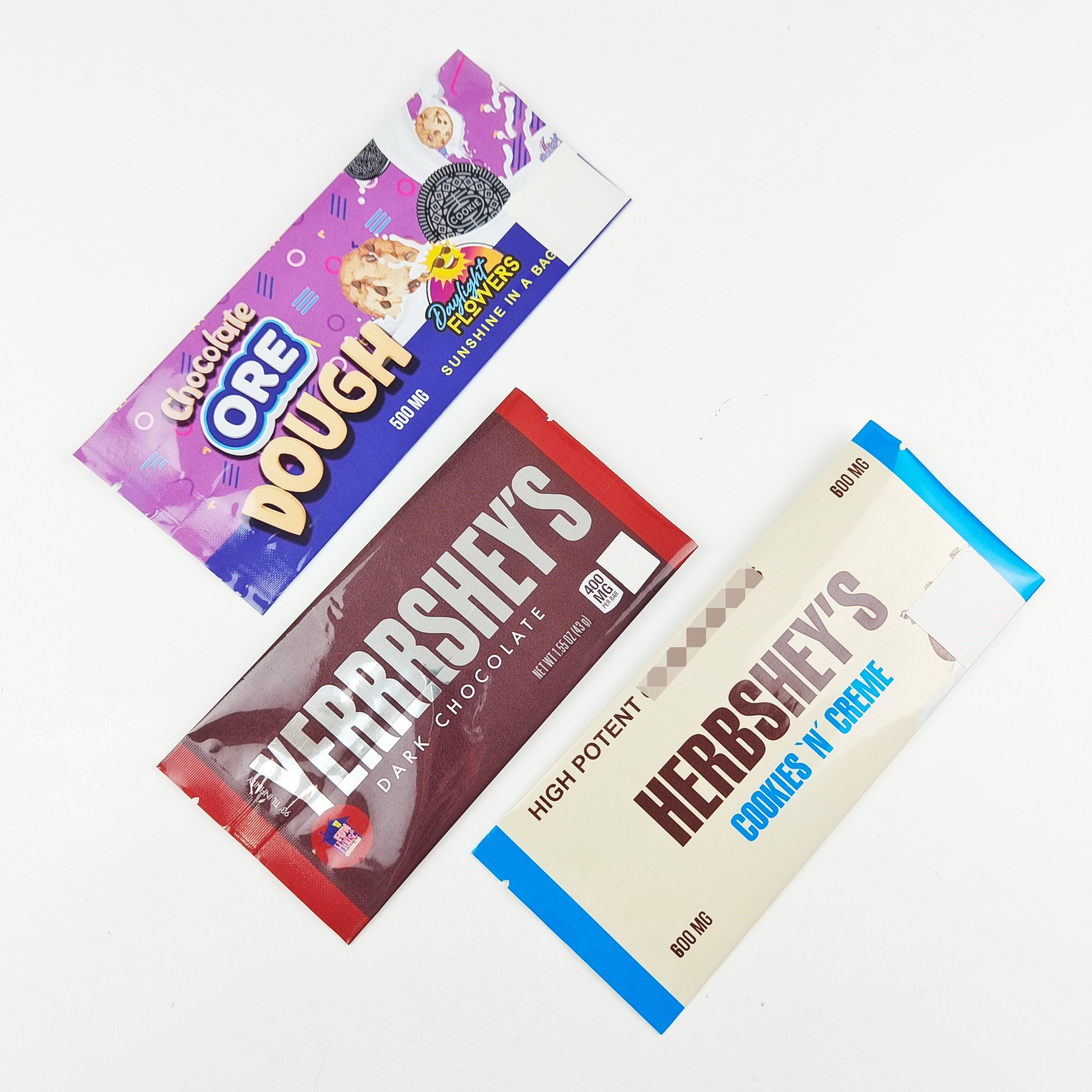 500mg চকলেট প্যাকেজিং ব্যাগ আর্দ্রতা প্রমাণ ভোজ্য অ্যালুমিনিয়াম ফয়েল প্যাকেজ ব্যাগ