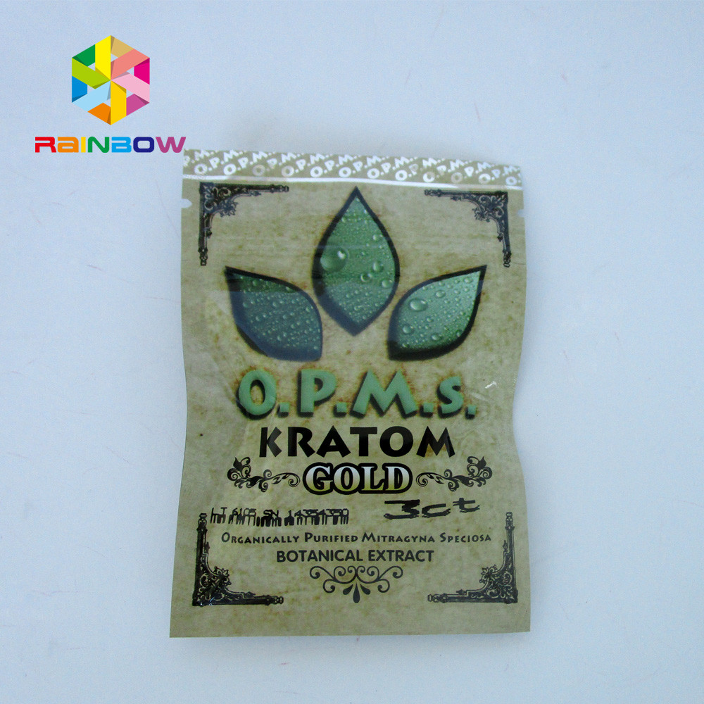 জিপ লক, ভেষজ ধূপ ব্যাগ সঙ্গে Kratom হার্বাল incense ব্যাগ প্যাকেজিং