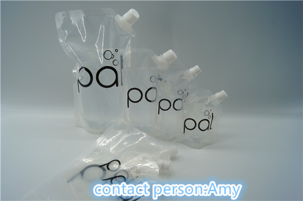 বায়োডগ্রেডেবেল ডাবল জিপার 200ml স্পাউট পাউচ প্যাকেজিং PET / NY / PE