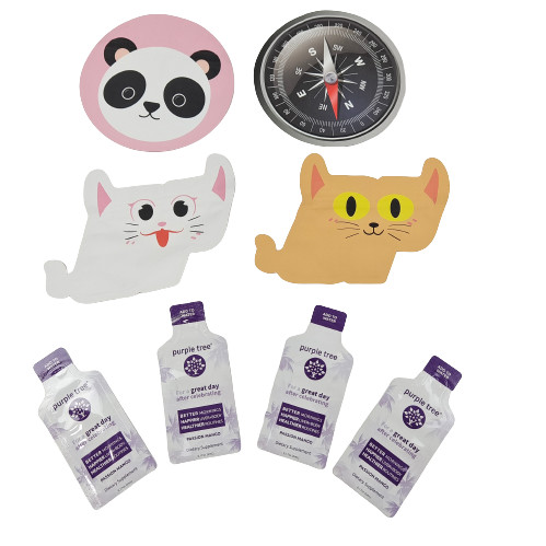 কাস্টম প্রিন্টেড ডাই কাট মাইলার ব্যাগ 1g 3.5g 7g 14g 28g চাইল্ড রেজিস্ট্যান্ট কুকি ক্যান্ডির জন্য