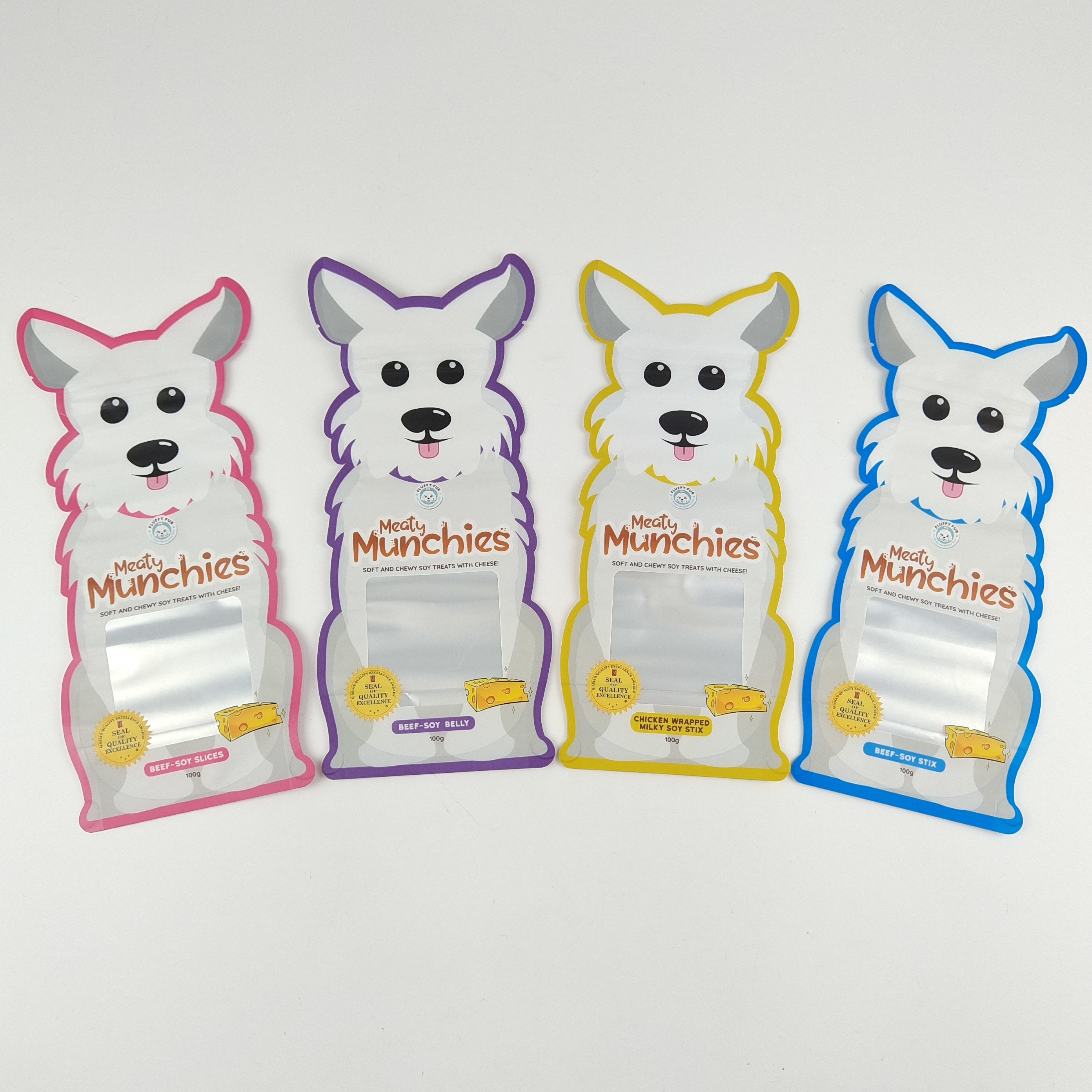 হলোগ্রাম প্রিন্টেড অনিয়মিত আকৃতির ডাই কাট মাইলার ব্যাগ 3.5g - 28g চাইল্ডপ্রুফ স্মেল প্রুফ ব্যাগ