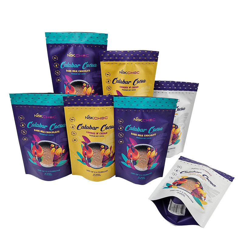 জিপার গন্ধ প্রমাণ সহ কাস্টমাইজড ভোজ্য প্যাকেজিং স্ট্যান্ড আপ পাউচ ব্যাগ