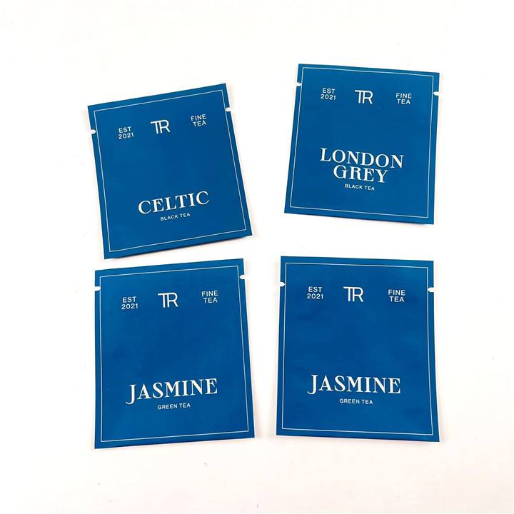 কালো সবুজ চা হিট সিল পাউচের জন্য 500Ppcs প্যাকেজিং প্রিন্টিং মাইলার ব্যাগ