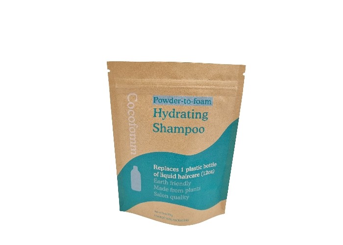 পাইকারি ব্রাউন ক্রাফট পেপার ডয়প্যাক গন্ধ প্রুফ ভোজ্য প্যাকেজিং স্ট্যান্ড আপ পাউচ