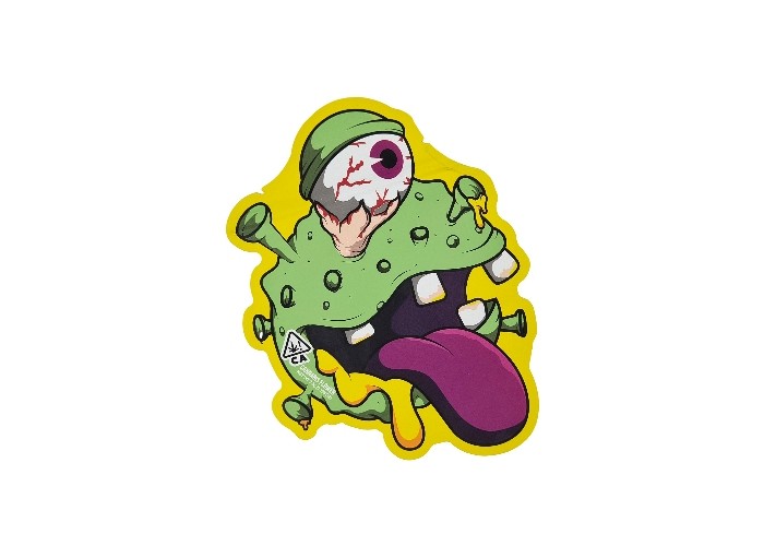 নরম স্পর্শ গন্ধ প্রমাণ 3.5g ডাই কাট মাইলার ব্যাগ হলোগ্রাম ভোজ্য প্যাকেজিং