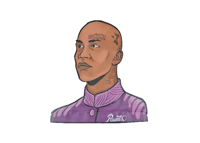 কাস্টম প্রিন্টেড 3.5g ডাই কাট মাইলার ব্যাগ ম্যাট স্মেল প্রুফ চাইল্ড প্রুফ জিপলক