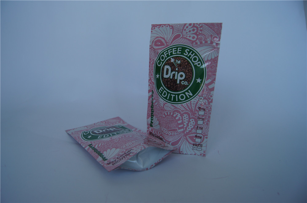 কাস্টম মুদ্রণ স্ট্যান্ড আপ Vipper প্যাকেজ প্যাকেজিং ব্যাগ সঙ্গে জিপার / টিয়ার নোট