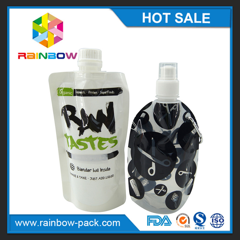 উপরে জিমপার সঙ্গে পুনর্ব্যবহারযোগ্য শিশুর খাদ্য স্পাউথ পাউন্ড প্যাকেজিং আপ স্ট্যান্ড