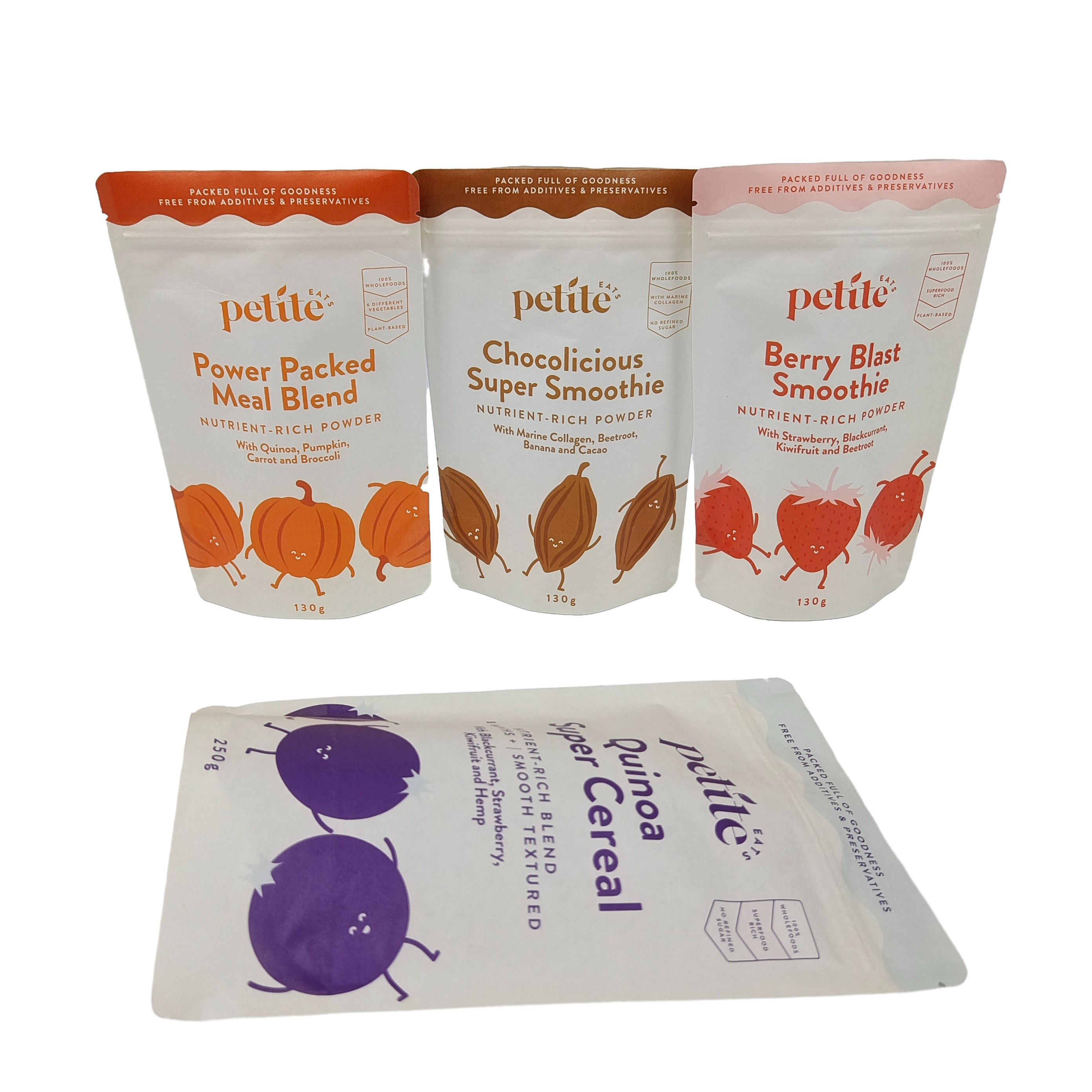 জৈব বিঘ্নিত স্ট্যান্ড আপ প্যাকেজ সিপলক কাস্টম লোগো মুদ্রিত কফি চা প্যাকেজিং খাদ্য ব্যাগ জন্য Doypack