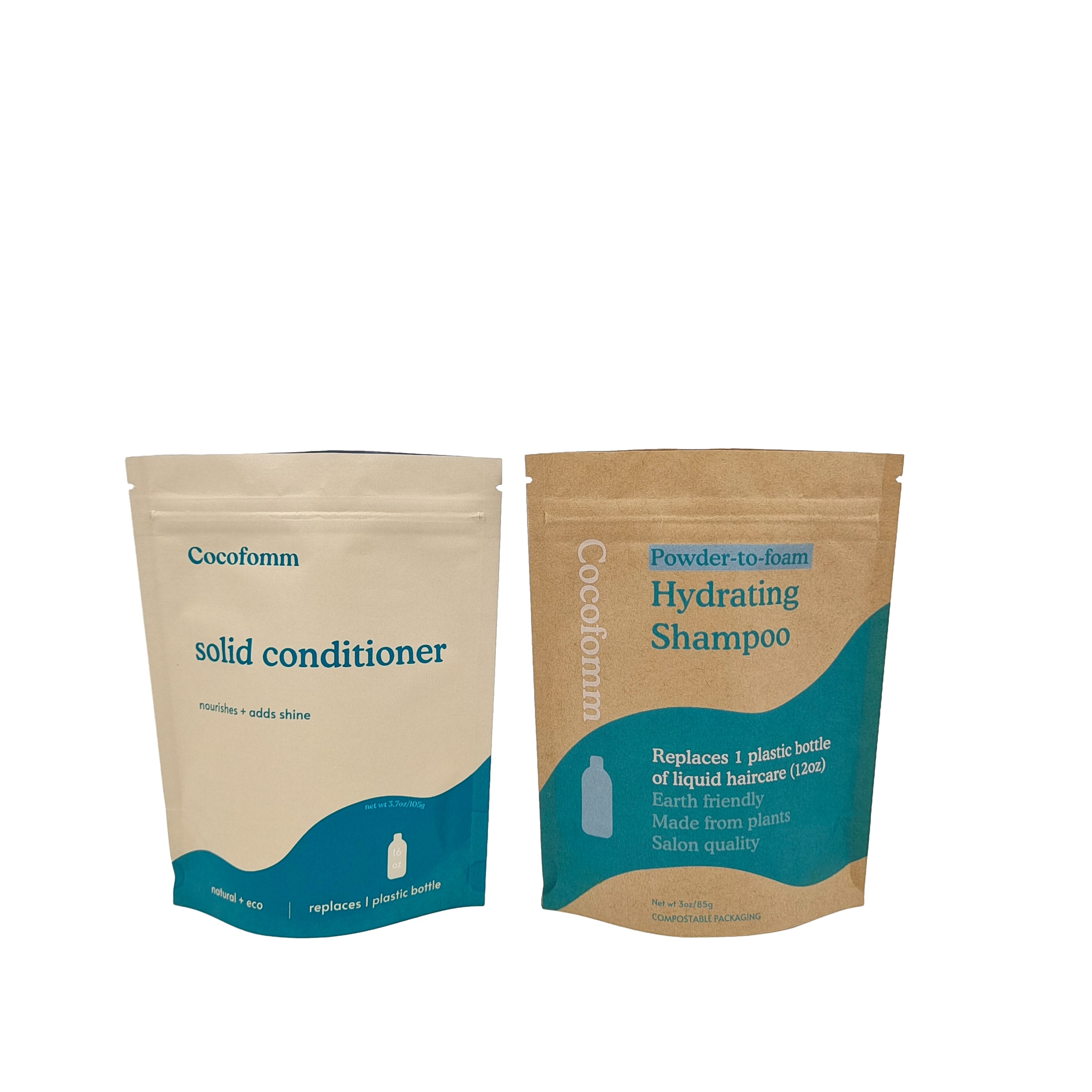 বায়োডেগ্রেডেবল ডয়প্যাক পুনর্ব্যবহারযোগ্য কাস্টম স্ট্যান্ড আপ প্যাকেজ জিপ লক সহ ক্রাফ্ট পেপার ব্যাগ ভোজ্য প্যাকেজিং ব্যাগ