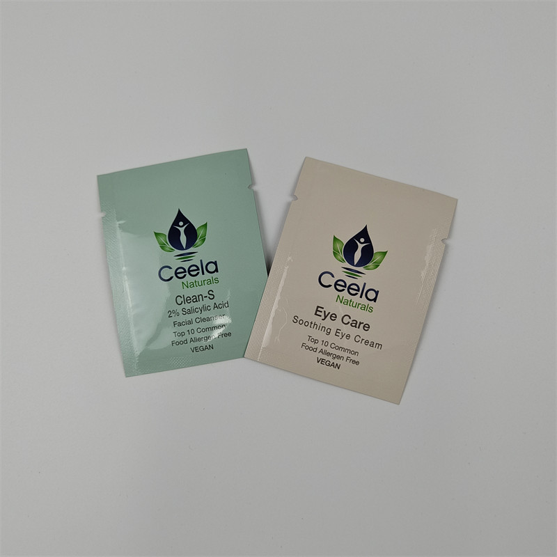 সুবিধাজনক কসমেটিক ক্যারিয়ার স্যাচেল ফয়েল প্যাকেট ছোট মাইলার ব্যাগ