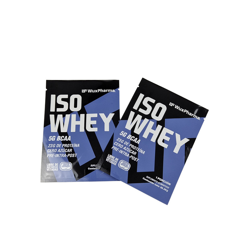 থ্রি সাইড সিল ফয়েল প্যাকেজ প্যাকেজিং আপনার 10g সম্পূরক শক্তি নমুনা প্যাকেজ রাখুন