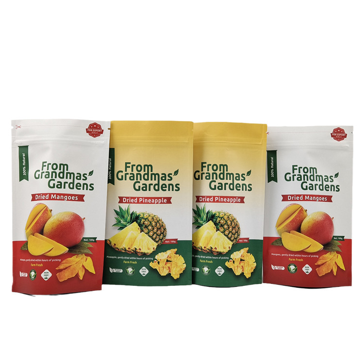 কাস্টমাইজড লোগো ক্রাফ্ট পেপার স্ট্যান্ড আপ প্যাচ ফুড গ্রেড বায়োডেগ্রেডেবল গন্ধ প্রুফ ব্যাগ লোগো সহ