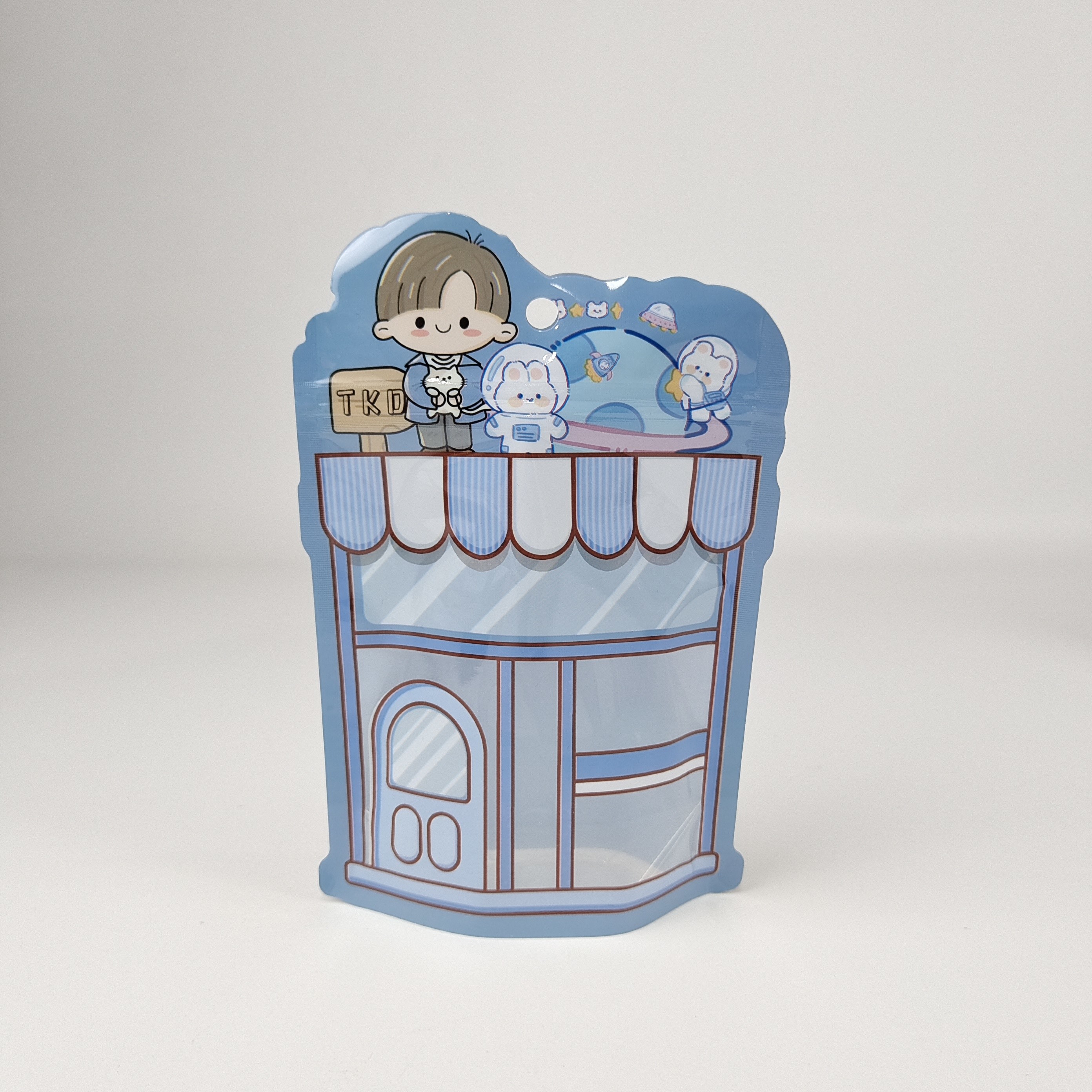 গ্রাভুর প্রিন্টিং ম্যাট প্রিন্ট মাইলার স্ট্যান্ড আপ প্যাকেজিং ব্যাগ তাপ পুনরায় বন্ধযোগ্য রোজিন সহজ টিয়ার নোচ জিপলক ব্যাগ