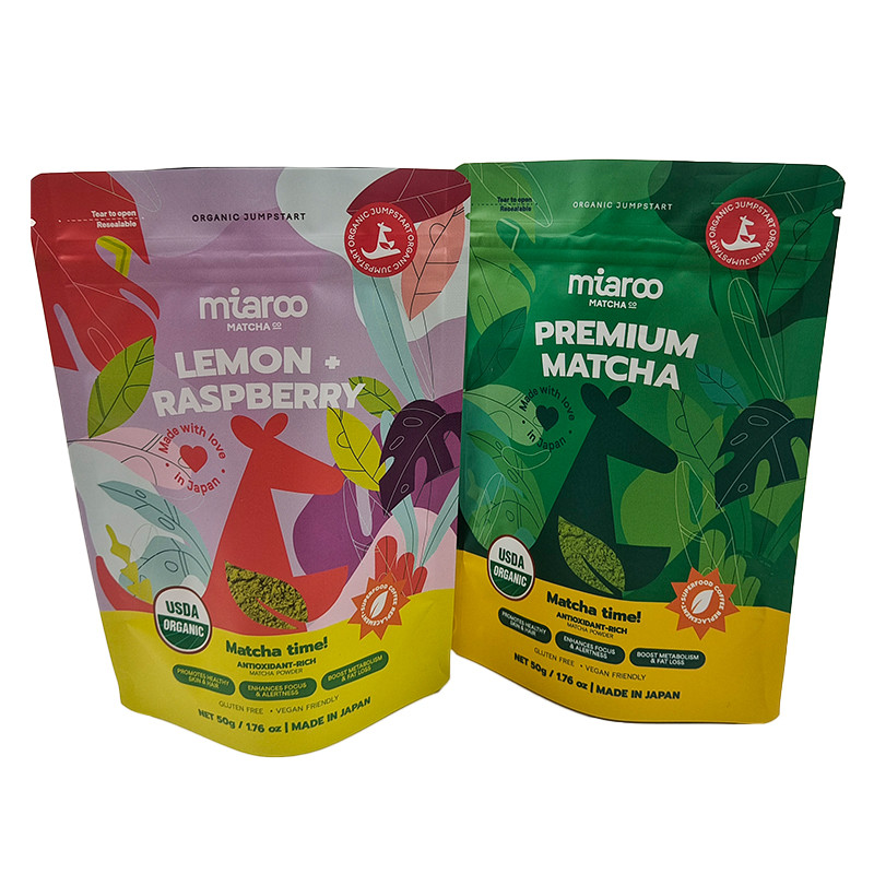 প্লাস্টিকের ব্যাগ স্বচ্ছ 500 গ্রাম মাইলার ব্যাগ মাইলার ব্যাগ কাস্টম মুদ্রিত জিপার