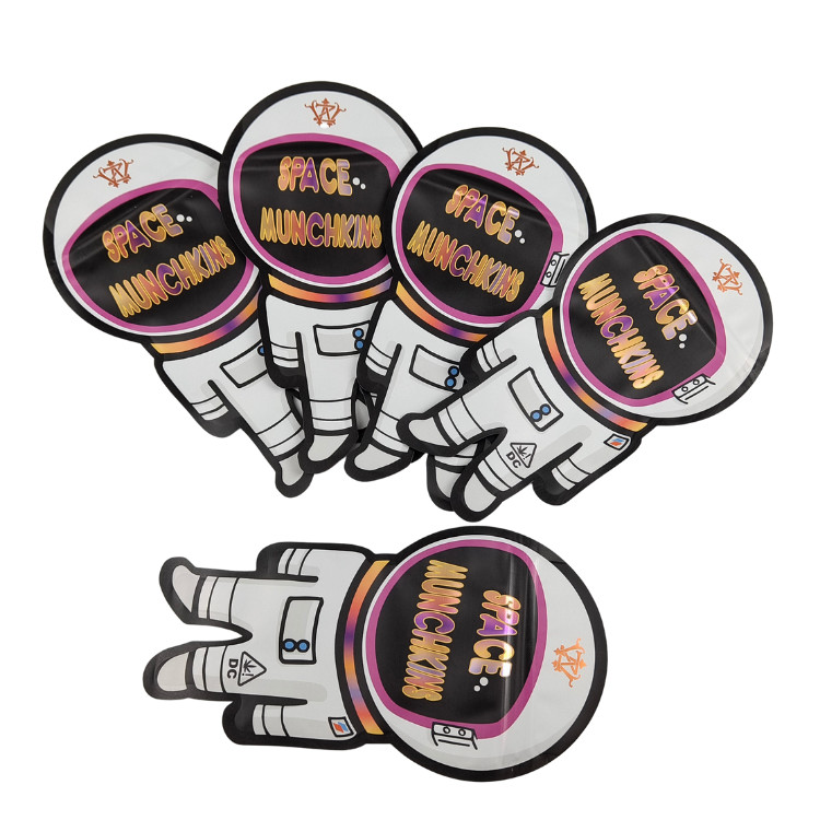 কাস্টম মুদ্রিত 3.5g 7g 14g স্ট্যান্ড আপ প্যাকেট গামি ভোজ্য প্যাকেজিং মাইলার অ্যালুমিনিয়াম ফয়েল প্রতিরোধী শিশুপ্রতিরোধী জিপ লক ব্যাগ