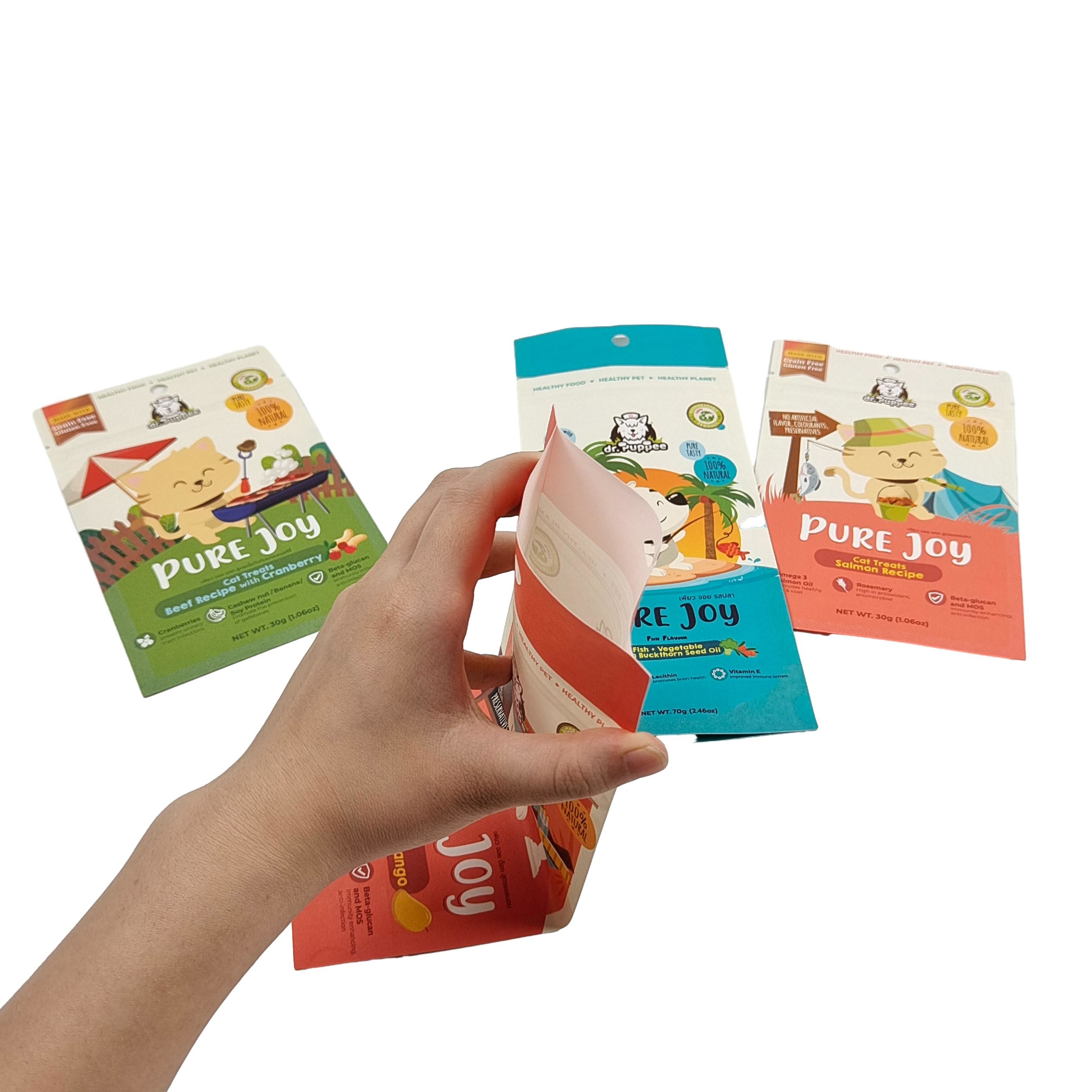 কম্পোস্টেবল বায়োডেগ্রেডেবল পেপার ব্যাগ ওয়াটারপ্রুফ জিপার স্ট্যান্ড আপ ব্যাগ খাদ্য জন্য পুনর্ব্যবহৃত জিপ লক সঙ্গে পরিষ্কার উইন্ডো Kraft S