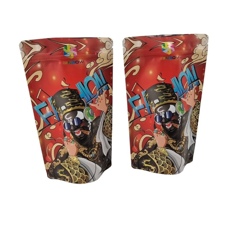 স্ট্যান্ড আপ জিপার সহ জলরোধী এবং শক্তিশালী কসমেটিক ক্যারিয়ার ব্যাগ