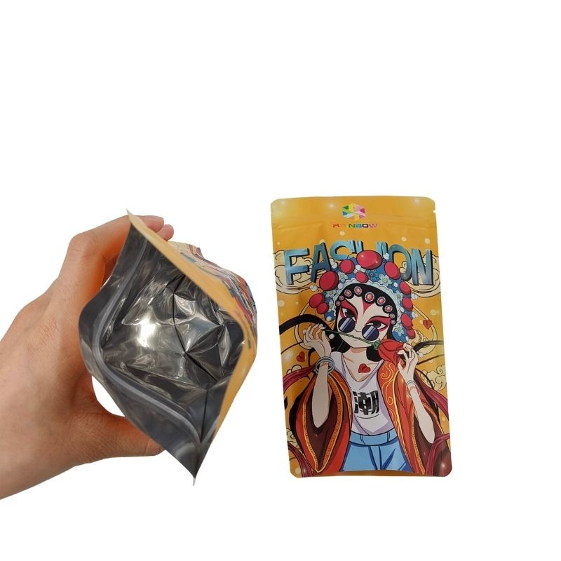 কাস্টম অর্ডার কাস্টম ডিজাইনের সাথে স্ন্যাক ব্যাগ প্যাকেজিং গ্রহণযোগ্য