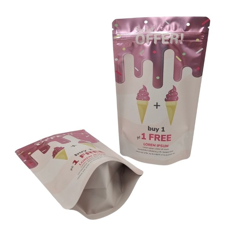 কাস্টম অর্ডারের জন্য জিপার বন্ধক খাদ্য প্যাকেজিং ব্যাগ গৃহীত