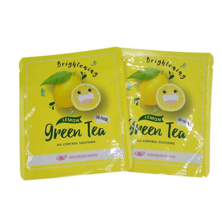 তাপ সীল ছোট আকারের তিন পাশের সীল ব্যাগ ফেস মাস্কের জন্য ফ্ল্যাট নমুনা প্যাকেট