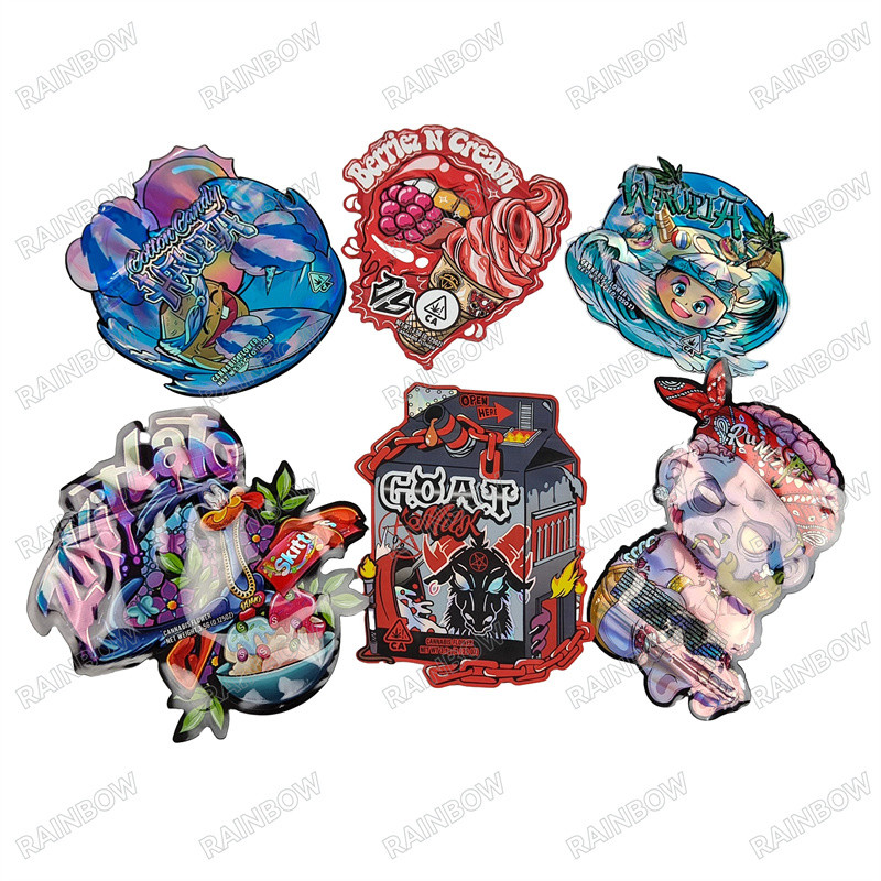 7 কার্যদিবস উৎপাদন সময় পরিবেশ বান্ধব মুদ্রণ কালি সহ 3.5 গ্রাম গন্ধ প্রতিরোধী ব্যাগ