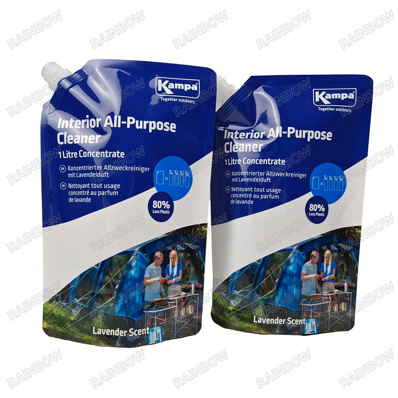 খাদ্য, পানীয়, রস সঙ্গে জিপার & সাইড স্পাউট ব্যাগ খাদ্য গ্রেড স্ট্যান্ড আপ স্পাউট ব্যাগ শিশুর জন্য