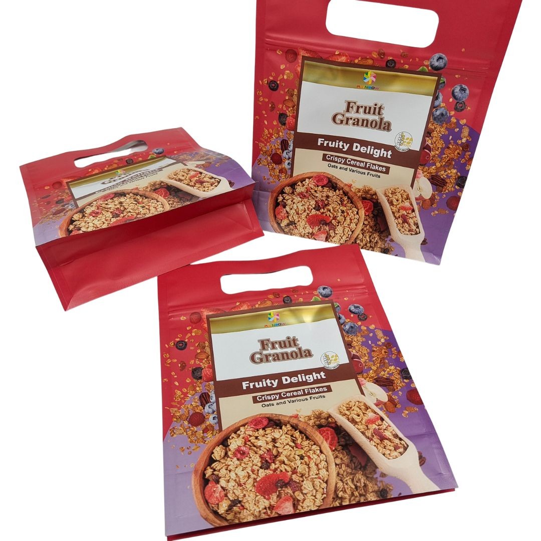 খাদ্য সংরক্ষণ প্যাকেজিং 9 টি রঙের নীচের গসটেড পকেট