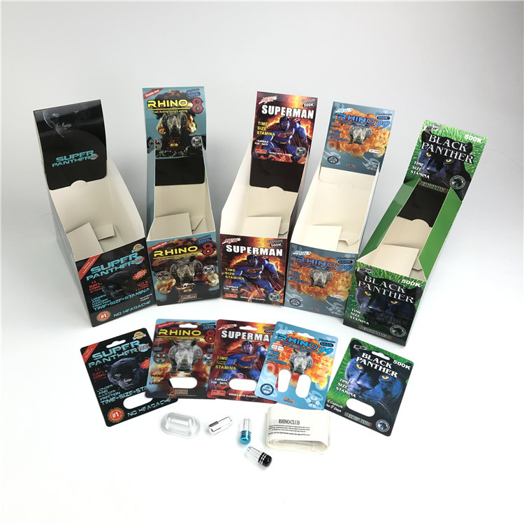 প্রিমিয়ারজেন ব্লিস্টার কার্ড প্যাকেজিং কাস্টম শিশু প্রতিরোধী বোতাম লক 3 ডি কার্ড কাগজ বাক্স