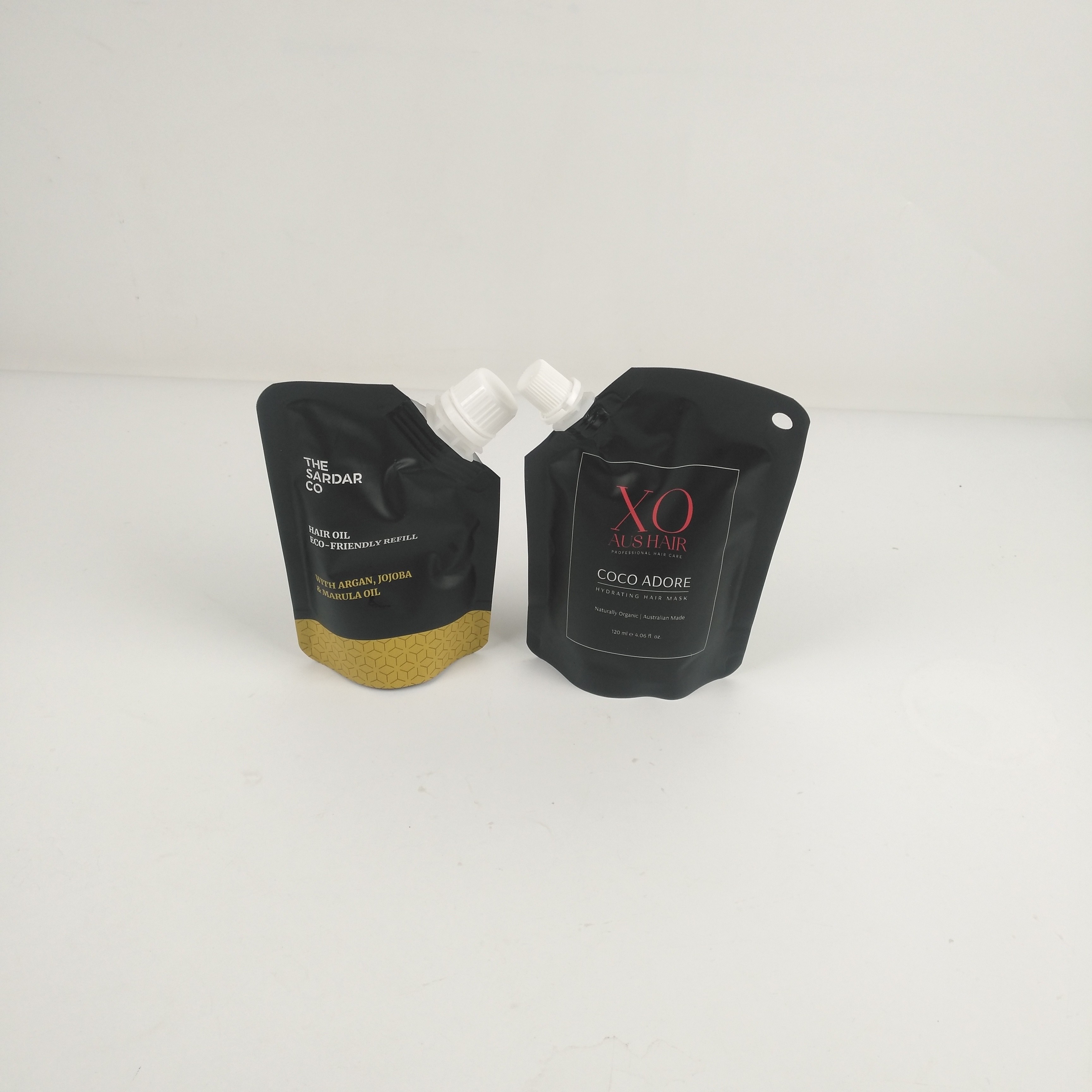 কাস্টমাইজড অপশন জন্য 10 রং পর্যন্ত স্পাউট পকেট প্যাকেজিং হ্যাং হোল