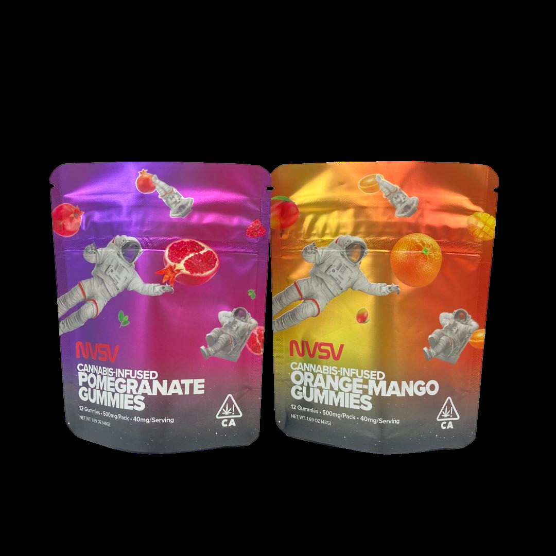 3.5 গ্রাম প্লাস্টিকের ব্যাগ প্যাকেজিং কাস্টম লেবেল মুদ্রিত CBD কুকিজ পুনরায় বন্ধযোগ্য