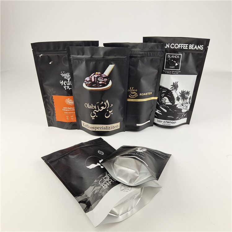 স্তরিত অ্যালুমিনিয়াম ফয়েল জিপলক স্ট্যান্ড আপ পকেট ডিজিটাল প্রিন্টিং কাস্টমাইজড আকার / রং