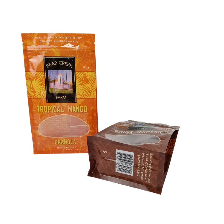 কাস্টমাইজড রঙের সাথে গুসেটেড প্যাকেজ ব্যাগের নীচে 10 রঙ পর্যন্ত