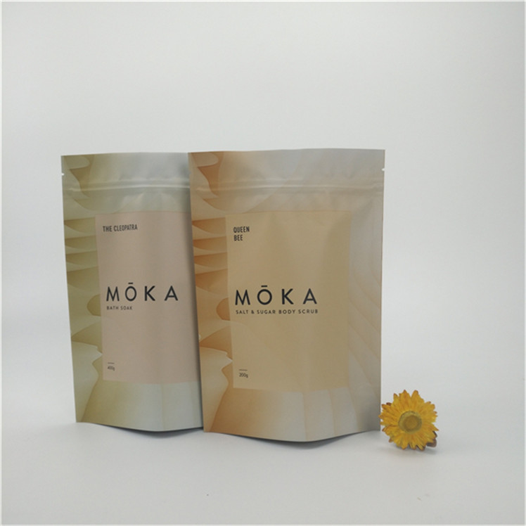 গুণমান নিশ্চিতকরণ ডিজিটাল প্রিন্টিং ব্যাগ তাপ সীল প্রাকৃতিক মহাসাগর সমুদ্র লবণ প্যাকেজিং পকেট ব্যাগ