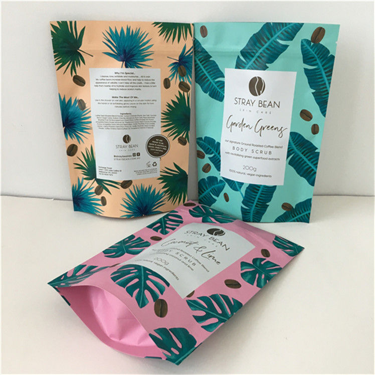 সর্বশেষতম পুনরায় বন্ধযোগ্য আর্দ্রতা প্রতিরোধী ল্যামিনেটেড অ্যালুমিনিয়াম ফয়েল মাইলার প্যাকেট স্নান লবণের প্যাকেজিং