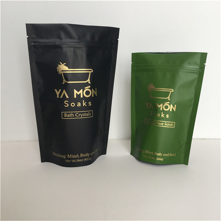 উপযুক্ত দাম অ্যালুমিনিয়াম ফয়েল গন্ধ প্রতিরোধী এবং আর্দ্রতা প্রতিরোধী জিপার সঙ্গে স্ট্যান্ড আপ পকেট