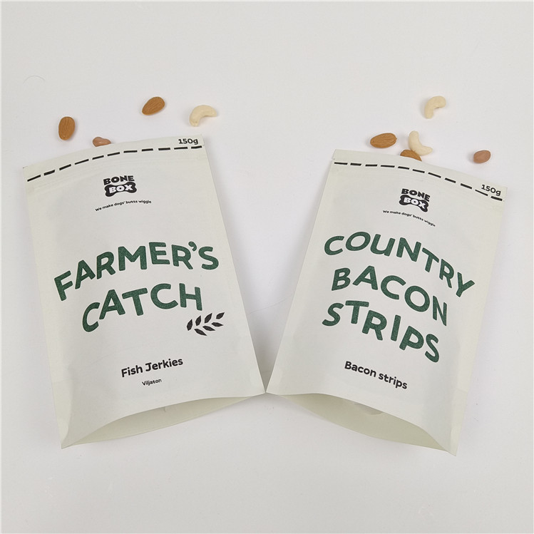 কাস্টম ডিজিটাল প্রিন্টিং স্ট্যান্ড আপ জিপার ব্যাগ গন্ধ প্রতিরোধী ক্রাফ্ট কাগজ ব্যাগ কাস্টম প্রিন্টিং বায়োডেগ্রেডেবল কাগজ ব্যাগ