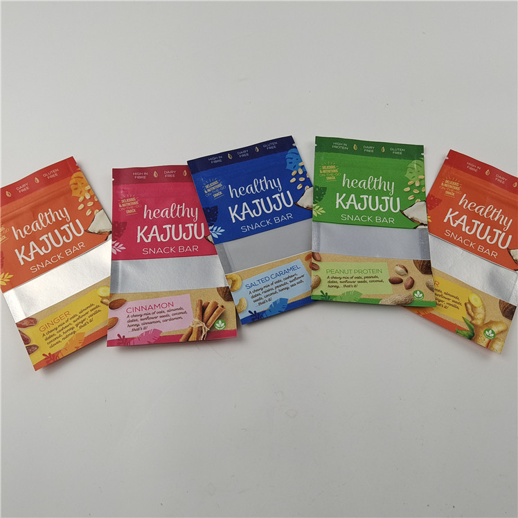 পাইকারি পুনর্ব্যবহারযোগ্য পরিবেশ বান্ধব উইন্ডো আর্দ্রতা প্রমাণ সহ স্ট্যান্ড আপ প্যাকেজ খাদ্য গ্রেড প্লাস্টিকের প্যাকেজিং ব্যাগ