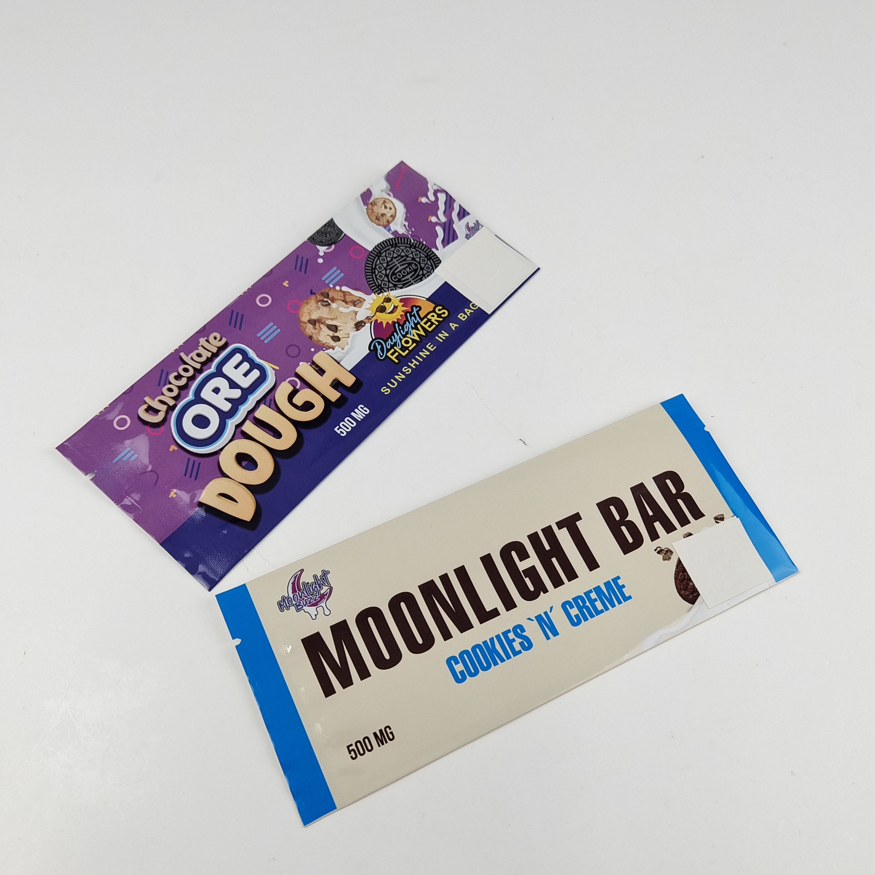 পরিবেশ বান্ধব ফয়েল প্যাকেজ কাস্টম মুদ্রিত স্ট্যান্ড আপ প্যাকেজ চকোলেট এনার্জি বার কুকিজ স্ন্যাক প্যাকেজিং