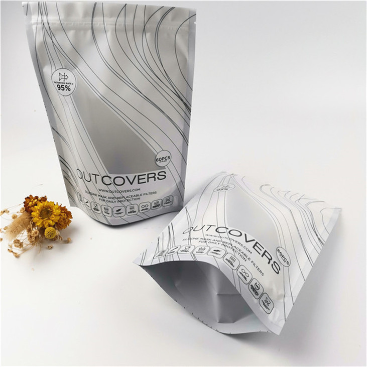 খাদ্য প্যাকেজিং স্ট্যান্ড আপ জিপার পকেট তাপ সীল খাদ্য গ্রেড প্লাস্টিক প্যাকেজিং ব্যাগ