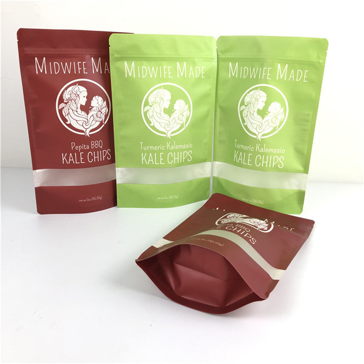 খাদ্য প্যাকেজিং গ্রাভুর প্রিন্টিং উইন্ডো সহ মাইলার ডয়প্যাক পরিবেশ বান্ধব এবং কাস্টমাইজড