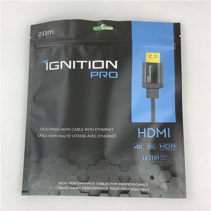 থ্রি সাইড সিলড মাইলার প্যাকেজিং ব্যাগ ফ্ল্যাট প্যাকেজ সিপার সহ 10 টি পর্যন্ত রঙ গ্রহণ করা হয় উপলব্ধ